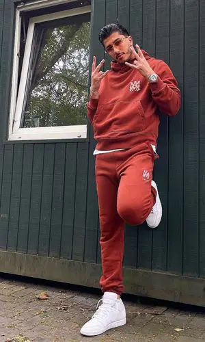 Mero wearing Amiri hoody