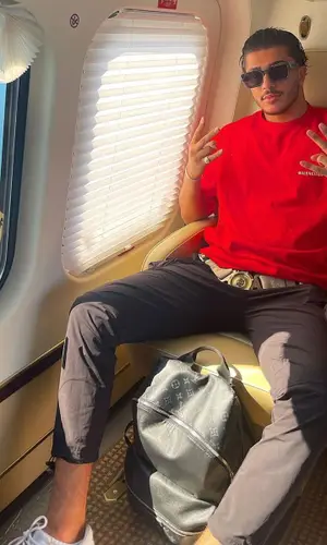 Mero wearing Balenciaga t-shirt