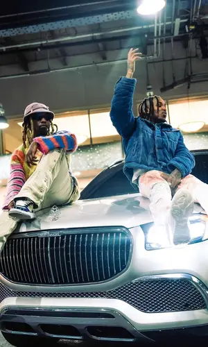 Offset wearing Marni sweater