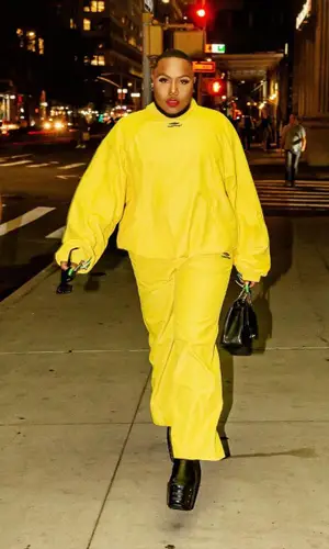 Saucy Santana wearing Balenciaga pants
