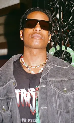 ASAP Rocky wearing Tom Ford eyewear