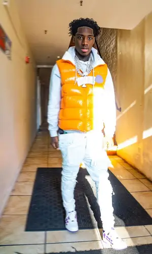 2Rare wearing Moncler jacket