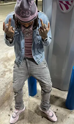 Money Man wearing Dior sneakers