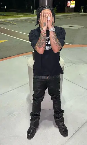 No Cap wearing Balenciaga t-shirt