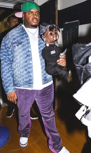 Duke Deuce wearing Balenciaga jacket