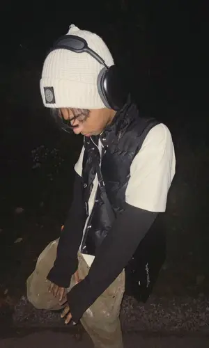 Yung Fazo wearing Chrome Hearts jacket
