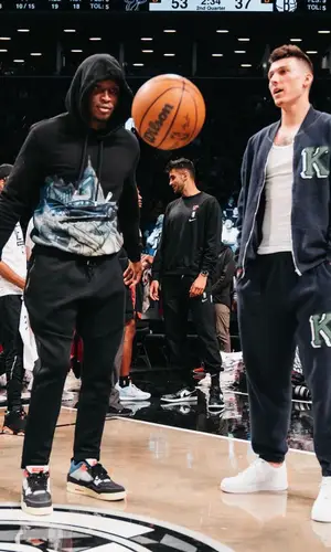 Tyler Herro wearing Kenzo jacket