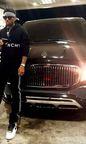 Fabolous wearing Givenchy scarf