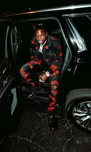 BandMan Kevo wearing Amiri jacket