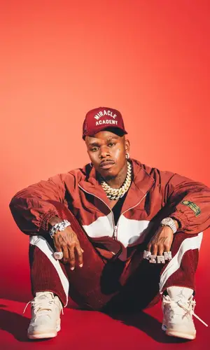 DaBaby wearing Rhude jacket