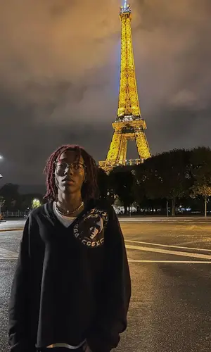 Lil Tecca wearing Enfants Riches Deprimes sweater