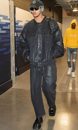 Kyle Kuzma wearing Balenciaga eyewear