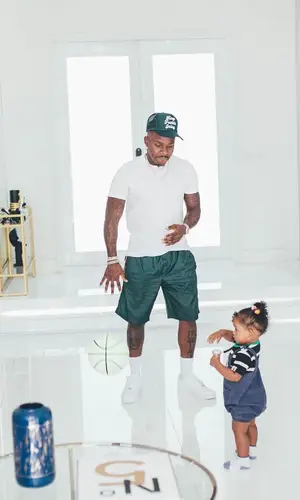 DaBaby wearing Hanes t-shirt