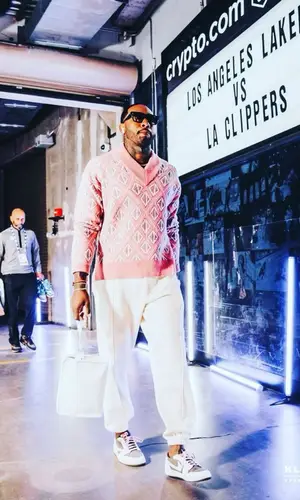 John Wall’s Outfit in Dior Sweater, Nike Sneakers & Travis Scott Merch (2022)