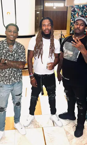 Monty wearing Amiri jeans