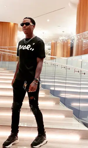 Monty wearing Dior sneakers