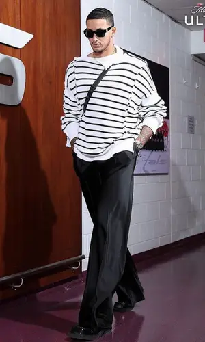 Kyle Kuzma wearing Louis Vuitton eyewear