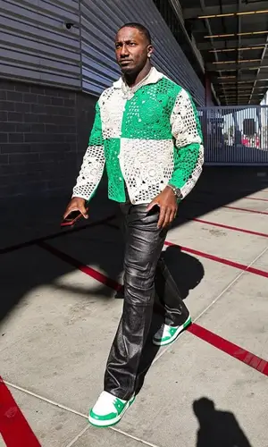 Deebo Samuel’s Outfit in Bode Shirt, Rta Pants & Louis Vuitton Sneakers (2022)