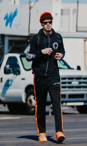 LaMelo Ball wearing Prada eyewear