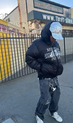 Jaden Smith wearing New Balance sneakers