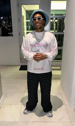 Lil Meech wearing Balenciaga sweatshirt
