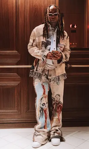 Ty Dolla Sign wearing Gentle Monster eyewear