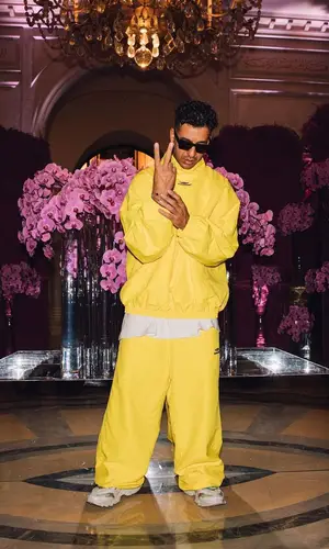 Ufo361 wearing Balenciaga sneakers