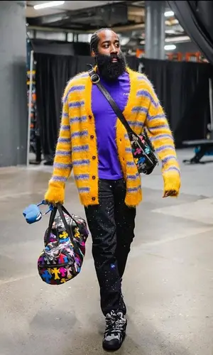 James Harden wearing Marni t-shirt
