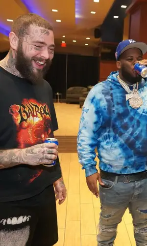 Maxo Kream wearing Amiri hoody