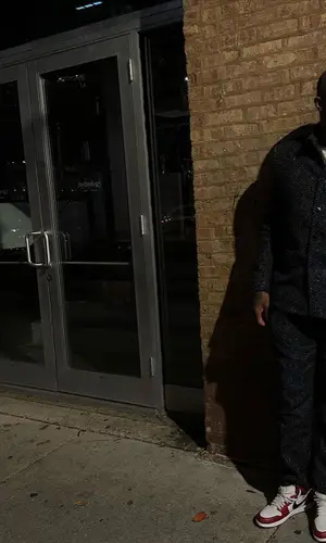PJ Tucker wearing Bottega Veneta pants