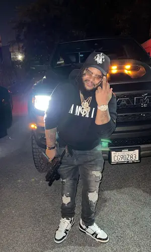 RMC Mike wearing Amiri hoody