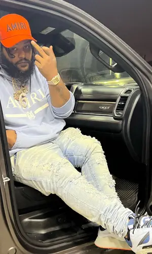RMC Mike wearing Amiri hoody