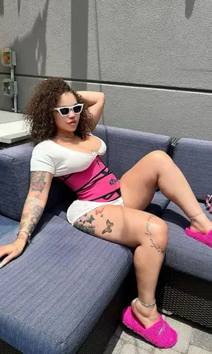 Renni Rucci wearing Balenciaga sandal
