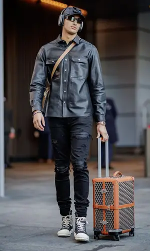 Kyle Kuzma wearing Balenciaga eyewear