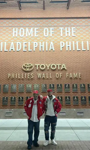 DJ Drama wearing New Era jacket
