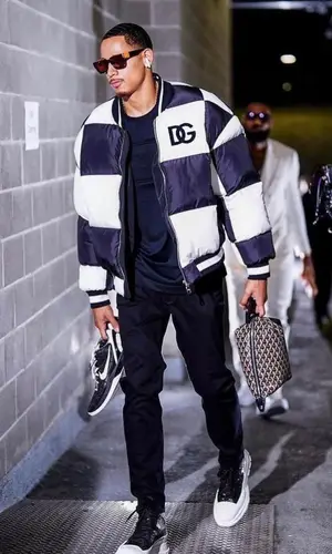 Juan Toscano-Anderson wearing Louis Vuitton eyewear