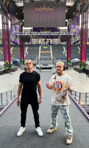 Jake Paul wearing Dior bag