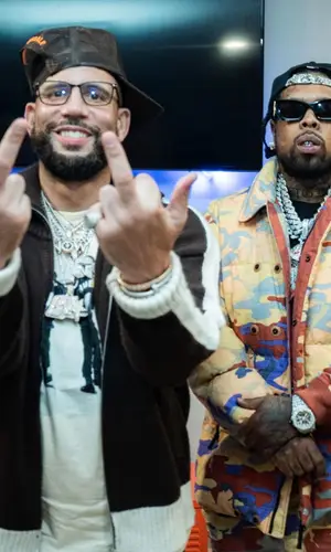 Westside Gunn wearing Stone Island jacket
