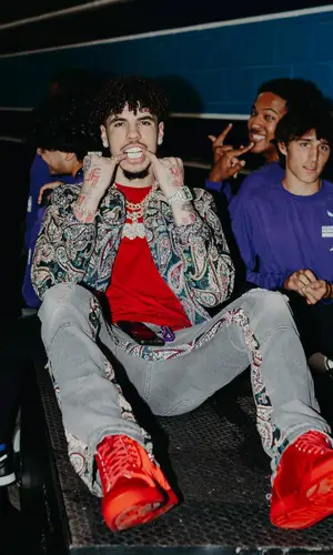 LaMelo Ball wearing Valabasas jeans