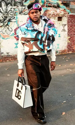 JuJu wearing Dolce & Gabbana bag