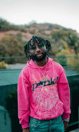 AnnoyingTV wearing Spider Worldwide hoody