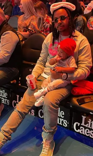 Babyface Ray wearing Cactus Jack sweatshirt