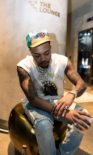G Herbo wearing Better With Age cap