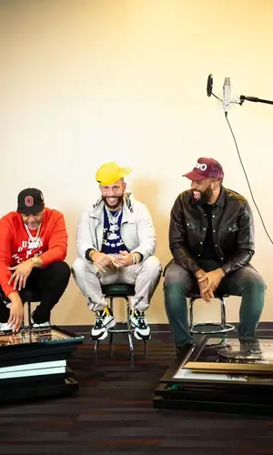 DJ Drama wearing Dior t-shirt