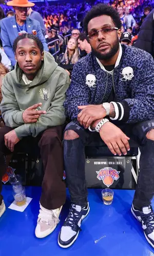 Kayvon Thibodeaux wearing Ksubi jeans