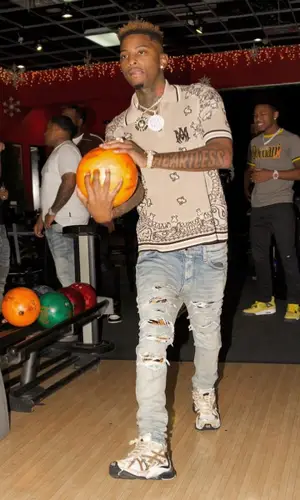 Funny Mike wearing Amiri shirt