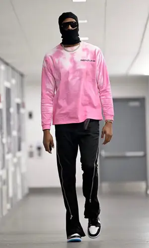Myles Turner wearing Rensuke Tokyo t-shirt
