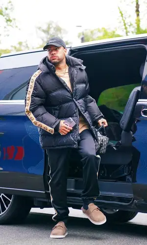Neymar wearing Louis Vuitton sandal