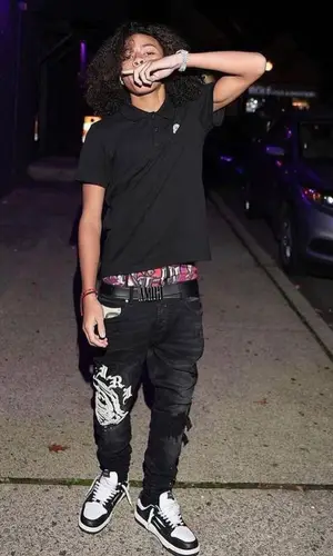 DD Osama wearing Amiri belt