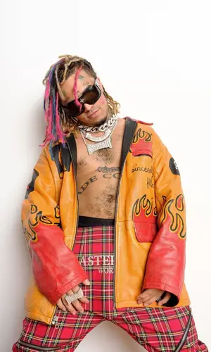 Lil Pump wearing Balenciaga underwear
